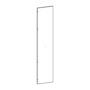 Шкаф с глухим фасадом Марсель 450 (белый) в Батайске - предосмотр 4