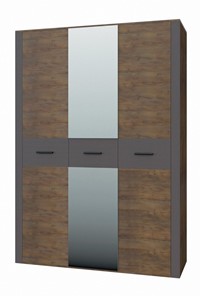 Шкаф трехдверный Куба ШР-3 (С зеркалом) в Шахтах