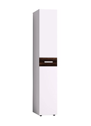 Шкаф в спальню Норвуд 55, Белый-Орех шоколадный в Шахтах - изображение