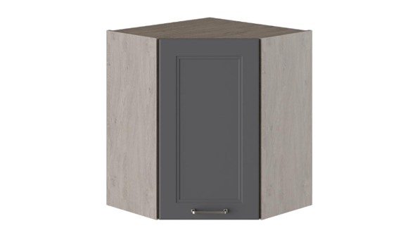 Настенный шкаф Одри угловой ВУ45_72-(40)_1ДР (Серый) в Шахтах - изображение