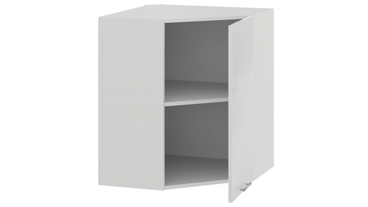 Кухонный угловой шкаф Весна 1В6У (Белый/Белый глянец) в Шахтах - изображение 1
