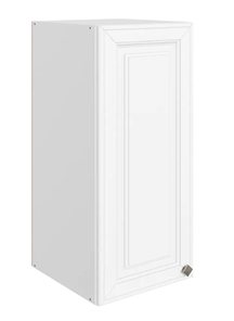 Навесной шкаф Мишель L300 H720 (1 дв. гл.) эмаль (белый/белый) в Шахтах