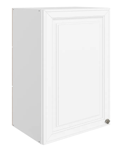 Шкаф навесной Мишель L450 H720 (1 дв. гл.) эмаль (белый/белый) в Шахтах