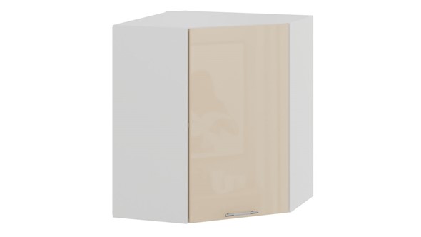 Угловой кухонный шкаф Весна 1В6У (Белый/Ваниль глянец) в Шахтах - изображение