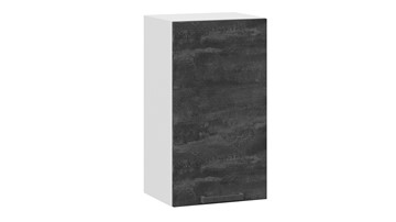 Навесной кухонный шкаф Детройт 1В4 (Белый/Угольный Камень) в Шахтах