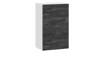 Кухонный навесной шкаф Детройт 1В45 (Белый/Угольный Камень) в Шахтах