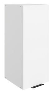 Навесной кухонный шкаф Стоун L300 Н720 (1 дв. гл.) (белый/джелато софттач) в Шахтах
