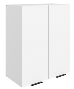 Шкаф кухонный Стоун L600 Н720 (2 дв. гл.) (белый/джелато софттач) в Шахтах