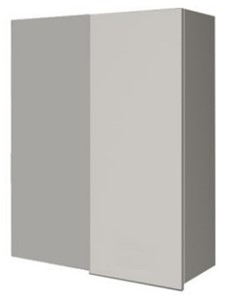 Навесной кухонный шкаф ВУП 960 Белое гладкое Ламарти/Антрацит в Шахтах - предосмотр