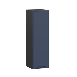 Шкаф настенный высокий 300 Индиго ЛД 298.410.000.150, Чёрный/Тёмно-синий в Шахтах