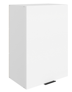 Навесной шкаф Стоун L500 Н720 (1 дв. гл.) (белый/джелато софттач) в Шахтах