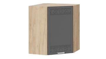 Кухонный угловой шкаф Долорес 1В6У (Дуб крафт золотой/Титан) в Таганроге