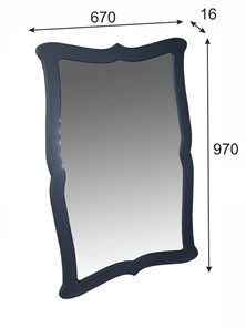 Зеркало настенное Берже 23 (серый графит) в Шахтах - предосмотр 6