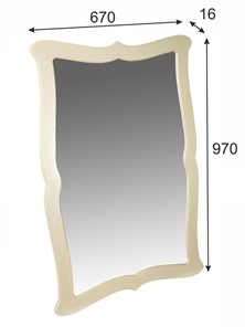 Зеркало настенное Берже 23 (слоновая кость) в Шахтах - предосмотр 5