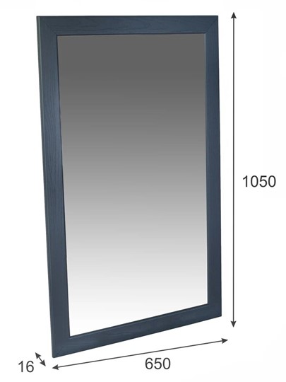 Зеркало настенное Берже 24-105 (серый графит) в Шахтах - изображение 6