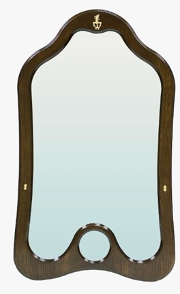 Зеркало Джульетта цвет орех в Шахтах - изображение