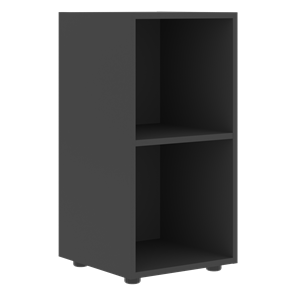 Низкий шкаф колонна FORTA Черный Графит FLC 40 (399х404х801) в Шахтах