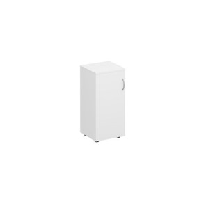 Шкаф для документов низкий узкий закрытый Комфорт, белый премиум (40х38х84) К 508 в Шахтах