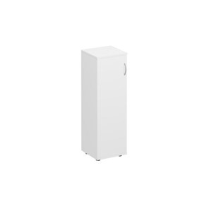 Шкаф для документов средний узкий закрытый Комфорт КФ, белый премиум (40x38x123) К.359 БП в Батайске