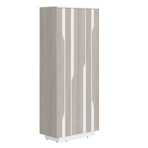 Шкаф для одежды LINE Дуб-серый-белый СФ-574401 (900х430х2100) в Шахтах