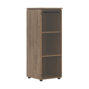 Шкаф колонна для офиса средней высоты MORRIS TREND Антрацит/Кария Пальмира MMC 42.1 (429х423х821) в Шахтах - предосмотр