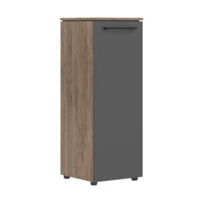 Средний шкаф колонна с глухой дверью MORRIS TREND Антрацит/Кария Пальмира MMC 42.1 (429х423х821) в Шахтах - предосмотр
