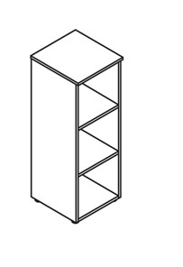 Шкаф колонна MORRIS Дуб Базель/Венге Магия MMC 42.2 (429х423х1188) в Шахтах - предосмотр 1
