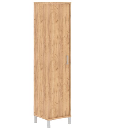 Шкаф Born В-431.6 L левый колонка высокая с глухой дверью 475х450х2054 мм, Дуб Бофорд в Шахтах - изображение
