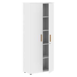 Широкий шкаф высокий FORTA Белый FHC 80.1(Z) (798х404х1965) в Шахтах
