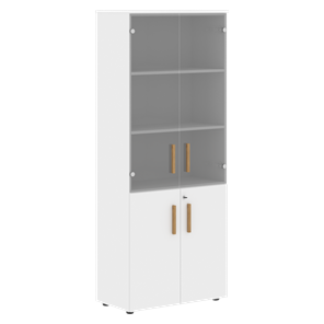 Шкаф комбинированный FORTA Белый FHC 80.2(Z) (798х404х1965) в Шахтах