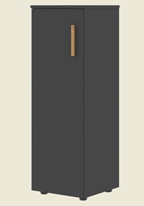 Средний шкаф колонна с глухой дверью левой FORTA Черный Графит   FMC 40.1 (L) (399х404х801) в Шахтах