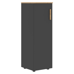 Средний шкаф колонна с левой дверью FORTA Графит-Дуб Гамильтон   FMC 40.1 (L) (399х404х801) в Шахтах