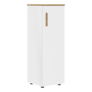 Средний шкаф колонна с правой дверью FORTA Белый-Дуб Гамильтон  FMC 40.1 (R) (399х404х801) в Шахтах