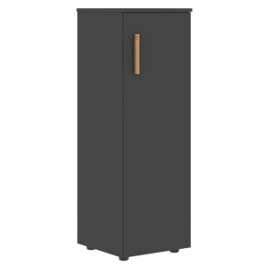 Средний шкаф колонна с правой дверью FORTA Черный Графит  FMC 40.1 (R) (399х404х801) в Ростове-на-Дону
