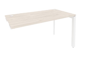 Приставной стол к тумбе O.MP-SPR-3.7 Белый/Денвер светлый в Шахтах