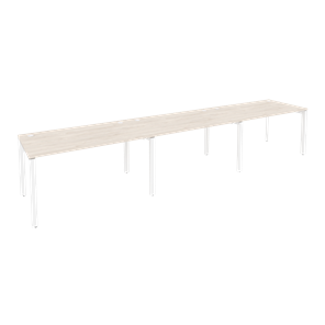 Стол на металлокаркасе O.MP-RS-3.3.8 (Белый/Денвер светлый) в Шахтах