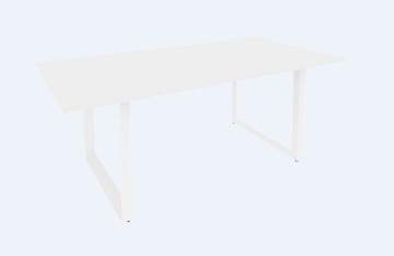 Стол для совещаний O.MO-PRG-19 Белый/Белый в Шахтах