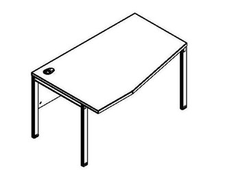Эргономичный стол XMCT 169L, левый, 1600х900х750 в Шахтах