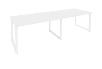 Конференц-стол O.MO-PRG-2.3 Белый/Белый бриллиант в Шахтах