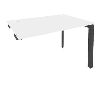 Приставной стол к тумбе O.MP-SPR-2.8 Антрацит/Белый бриллиант в Шахтах
