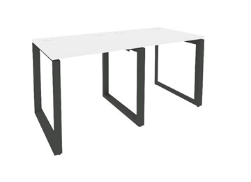 Стол на металлокаркасе O.MO-RS-2.0.8, Антрацит/Белый бриллиант в Шахтах