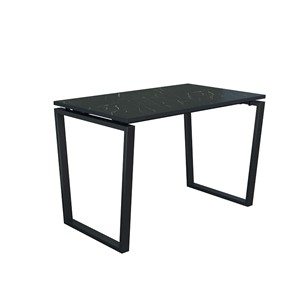 Стол для компьютера Юта 55.09, мрамор черный/металл черный в Шахтах