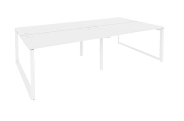 Письменный стол O.MO-D.RS-4.3.8, Белый/Белый бриллиант в Шахтах