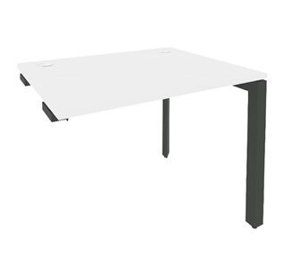 Приставной стол к тумбе O.MP-SPR-1.8 Антрацит/Белый бриллиант в Шахтах