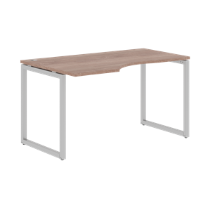 Письменный стол с боковым левым выступом XTEN-Q Дуб-сонома-серебро XQCET 149 (L) (1400х900х750) в Шахтах