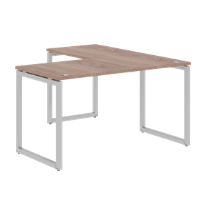 Письменный стол угловой левый XTEN-Q Дуб-сонома- серебро XQCT 1415 (L) (1400х1500х750) в Таганроге