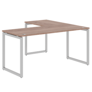 Письменный стол угловой левый XTEN-Q Дуб-сонома- серебро XQCT 1615 (L) (1600х1500х750) в Шахтах
