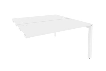 Стол приставка O.MP-D.SPR-3.7 Белый/Белый бриллиант в Шахтах