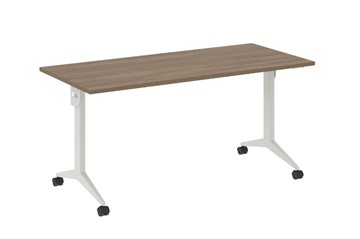 Складной мобильный стол X.M-4.7, Металл белый/Дуб Аризона в Шахтах