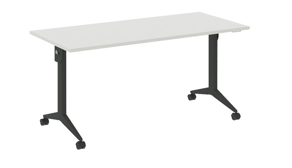 Мобильный стол X.M-5.7, Металл антрацит/Белый бриллиант в Шахтах - изображение